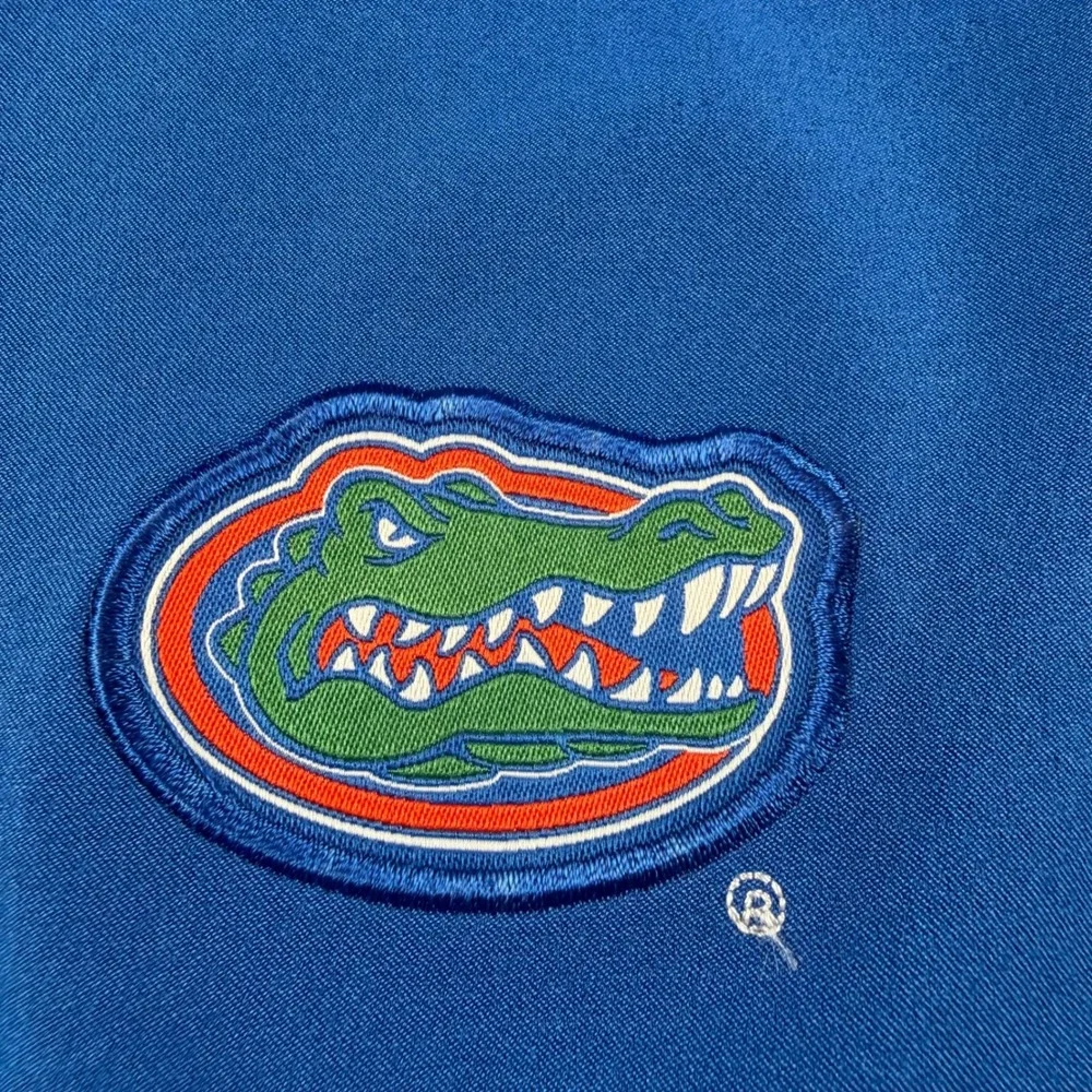 Nike Florida Gators Dri-FIT Polo Shirt Mens Medium Blue Orange 82855X-FG5